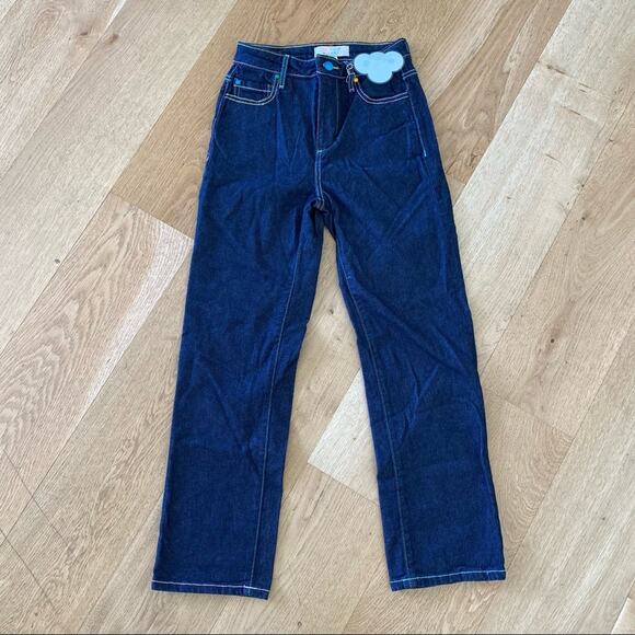 Guess X Friends With You Collection - Jeans in Dark Blue - Picture 1 of 7